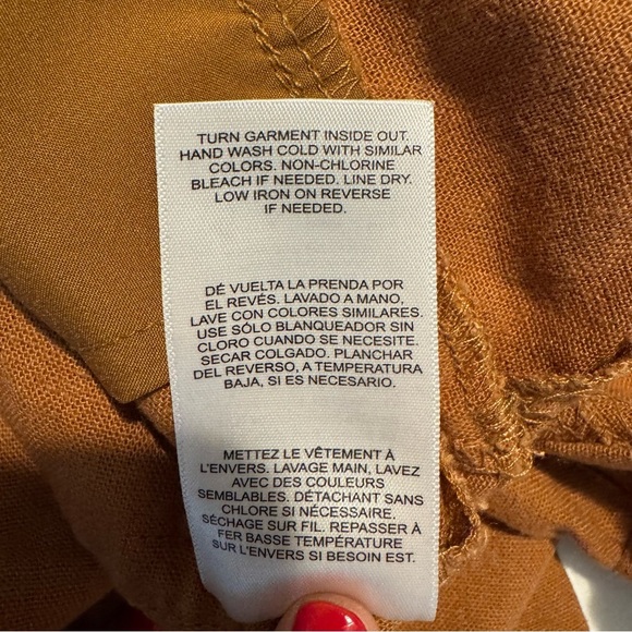 Habitual Brown Button-Front Romper - Picture 11 of 12